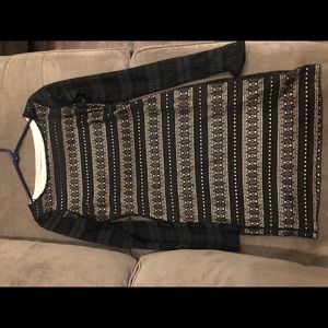 Black and nude Arden B dress